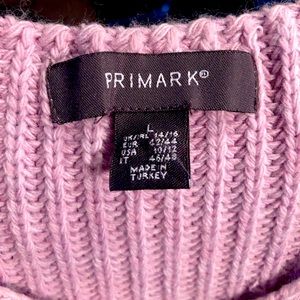 Primark lavender v neck  sweater